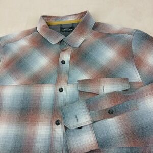 Jeremiah Large Mens Shirt Flannel 22x28 Long Sleeve Stretch
